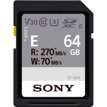 Карта памяти SONY SDXC 64GB UHS-II U3 C10 V60 (SFE64.ET4)