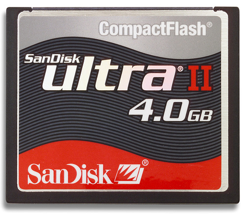 Карта памяти SANDISK CF Ultra II 4Gb