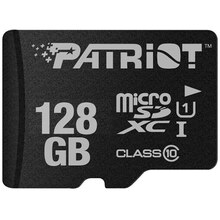 Карта памяти PATRIOT MicroSDHC 128GB LX UHS-I Class 10 (PSF128GMDC10)