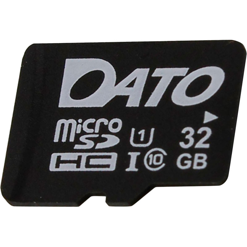 Карта памяти DATO Micro-SDHC 32GB UHS-I Class 10+ SD- adapter (DTTF032GUIC10) Тип карты micro-SDНС