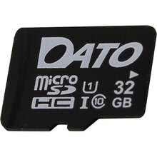 Карта памяти DATO Micro-SDHC 32GB UHS-I Class 10+ SD- adapter (DTTF032GUIC10)