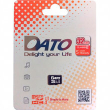 Карта памяти DATO Micro-SDHC 32GB UHS-I Class 10+ SD- adapter (DTTF032GUIC10)