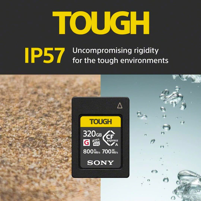 Карта памяти SONY 320GB CFexpress Type A Tough (CEAG320T.SYM) Тип карты CFexpress Type-A