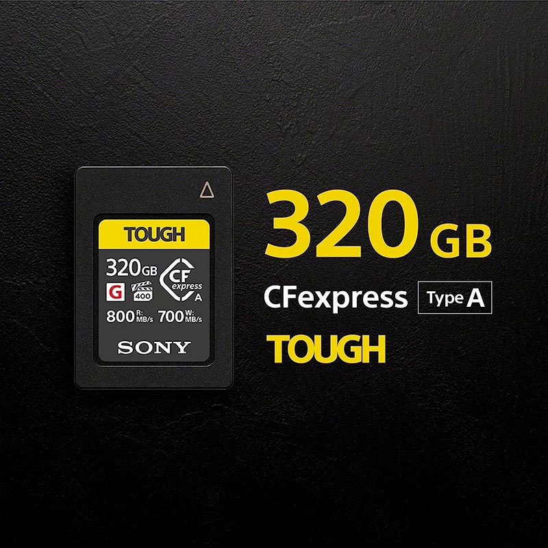 Карта памяти SONY 320GB CFexpress Type A Tough (CEAG320T.SYM) Объём памяти 320 ГБ