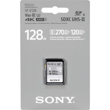 Карта памяти SONY 128GB SDXC C10 UHS-II U3 V60 Entry (SFE128A.ET4)