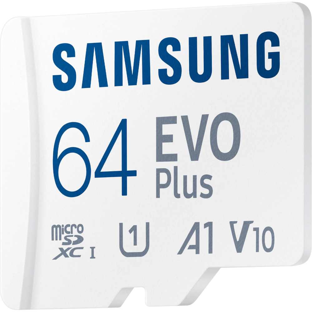 Карта памяти SAMSUNG microSDXC 64GB EVO PLUS Class 10 (MB-MC64KA/EU) Объём памяти 64 Гб