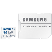 64 гб Карта памяти SAMSUNG microSDXC 64GB EVO PLUS Class 10 (MB-MC64KA/EU)