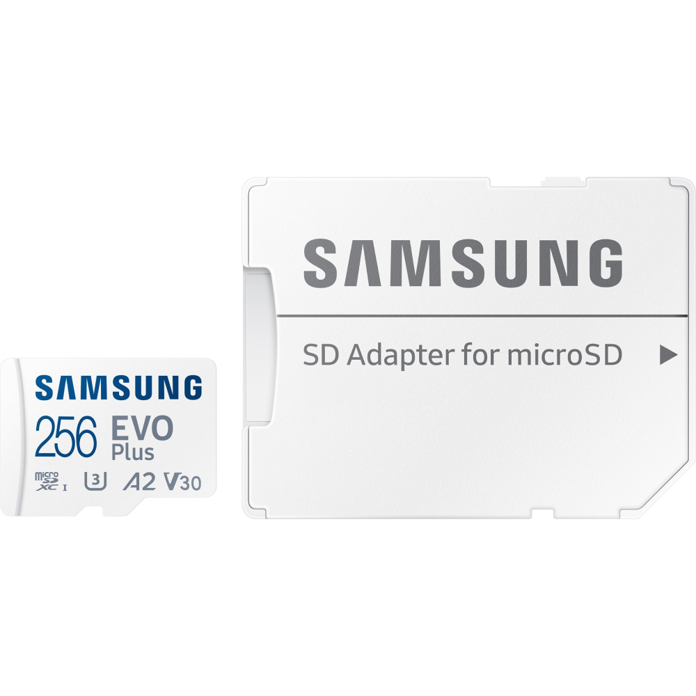 Карта памяти SAMSUNG microSDXC 256GB EVO PLUS Class 10 (MB-MC256KA/EU) Карта памяти SAMSUNG microSDXC 256GB EVO PLUS Class 10 (MB-MC256KA/EU)