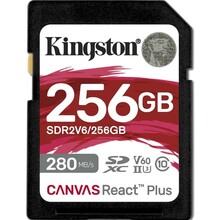 Карта памяти KINGSTON SD 256GB C10 UHS-II U3 (SDR2V6/256GB)