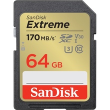 64 гб Карта памяти SANDISK SD 64GB C10 UHS-I U3 Extreme V30 (SDSDXV2-064G-GNCIN)