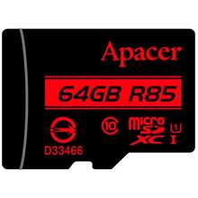 Купити у Запоріжжі - картка пам'яті APACER APACER microSDXC 64GB UHS-I U1 без адаптера (R85MB/s)