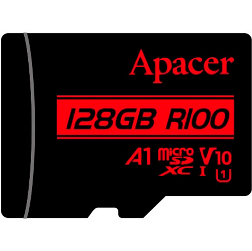 Карта памяти APACER MicroSDHC 128GB UHS-I Class 10 (AP128GMCSX10UB-RA)