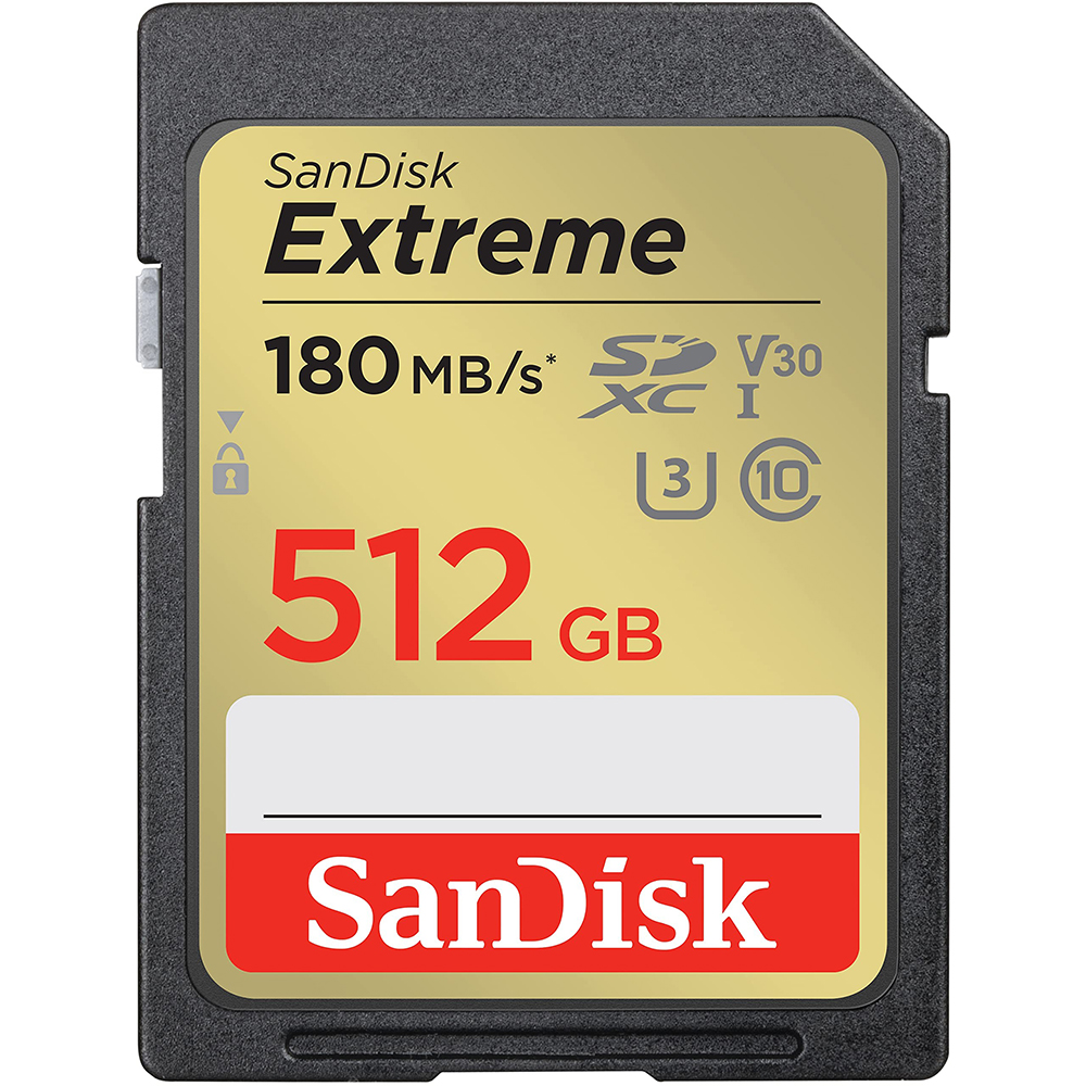 Карта памятим SANDISK SD 512GB Extreme V30 C10 UHS-I (SDSDXVV-512G-GNCIN)