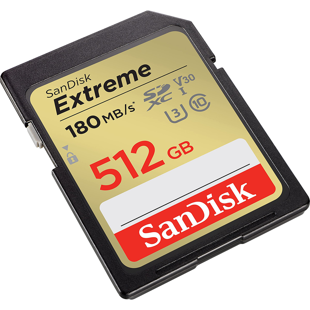 Карта памятим SANDISK SD 512GB Extreme V30 C10 UHS-I (SDSDXVV-512G-GNCIN) Тип карты SD