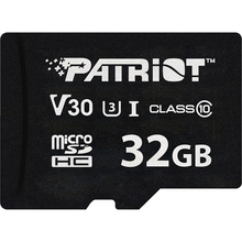 Купити у Запоріжжі - Карта пам'яті PATRIOT microSDHC 32GB VX U3 C10 V30 (PSF32GVX31MCH)