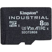 Купити у Запоріжжі - Карта пам'яті Kingston Industrial Class 10 MicroSDHC 8GB UHS-I V30 A1 (SDCIT2/8GBSP)