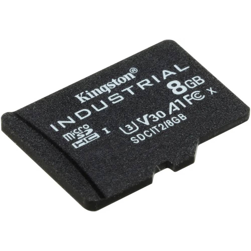 Карта пам'яті Kingston Industrial Class 10 MicroSDHC 8GB UHS-I V30 A1 (SDCIT2/8GBSP) Тип карти micro-SDНС