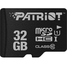 Карта пам'яті PATRIOT microSDHC 32GB LX Series UHS-I Class 10 + SD-adapter (PSF32GMCSDHC10)