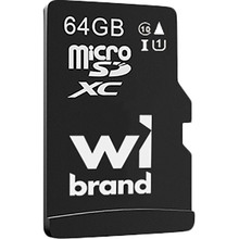 64 гб Карта памяти Wibrand microSDXC 64GB Class 10 UHS-I U1 (WICDXU1/64GB)