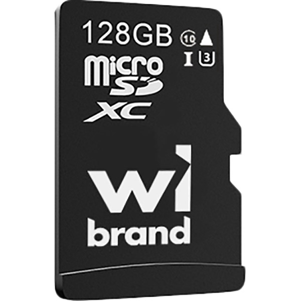 Карта памяти Wibrand microSDXC 128GB Class 10 UHS-I U3 (WICDHU3/128GB)