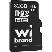 Карта памяти WIBRAND microSDHC (UHS-1 U3) 32Gb class 10 (WICDHU3/32GB)