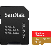 Купить в Запорожье - Карта памяти SANDISK microSDXC 1TB Extreme class 10 UHS-1 U3 + адаптер SD (SDSQXAV-1T00-GN6MA)