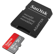 Карта пам'яті SanDisk microSDXC Ultra 64GB Class 10 UHS-I A1 (SDSQUAB-064G-GN6MA)