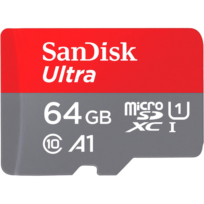 Карта пам'яті SanDisk microSDXC Ultra 64GB Class 10 UHS-I A1 (SDSQUAB-064G-GN6MA) Тип карти micro-SDXC
