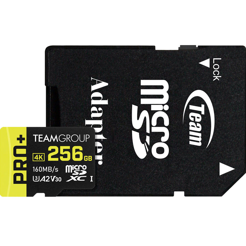 Карта памяти TEAM MicroSDXC 256GB UHS-I/U3 Class 10 Pro+ + SD (TPPMSDX256GIA2V3003) Карта памяти TEAM MicroSDXC 256GB UHS-I/U3 Class 10 Pro+ + SD (TPPMSDX256GIA2V3003)