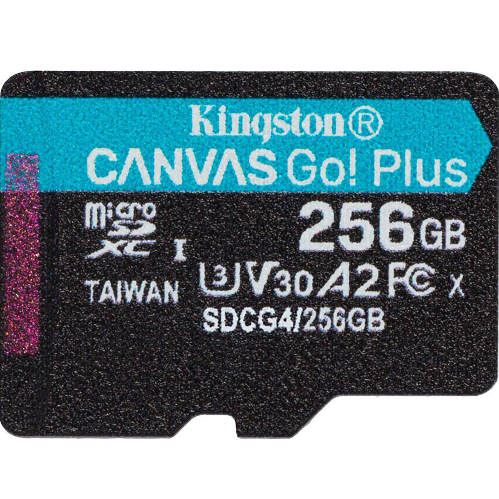 Карта пам'яті KINGSTON MicroSDXC 256 GB UHS-I/U3 Class 10 Canvas Go! Plus (SDCG4/256GBSP) Карта пам'яті KINGSTON MicroSDXC 256 GB UHS-I/U3 Class 10 Canvas Go! Plus (SDCG4/256GBSP)