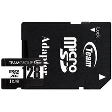 Карта пам'яті TEAM MicroSDHC 128GB UHS-I Class 10 Black (TUSDX128GCL10U03)