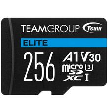 Карта памяти TEAM Elite MicroSDXC 256GB UHS-I/U3 Class 10 Black (TEAUSDX256GIV30A103)