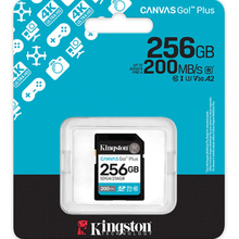 Карта пам'яті KINGSTON SDXC 256GB Canvas Go Plus Gen4 C10 UHS-I U3 V30 (SDG4/256GB)