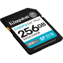 Карта пам'яті KINGSTON SDXC 256GB Canvas Go Plus Gen4 C10 UHS-I U3 V30 (SDG4/256GB)