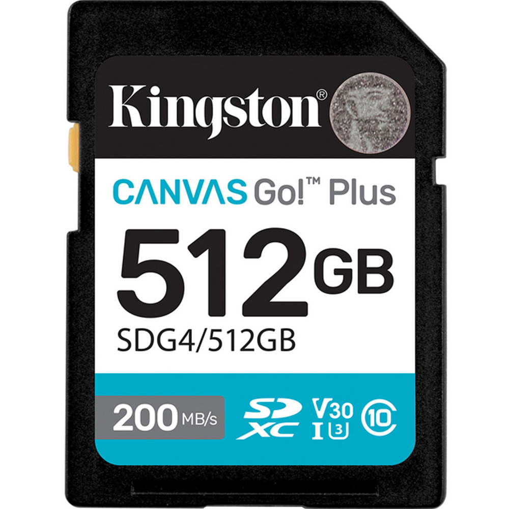 Карта пам'яті KINGSTON SDXC 512GB Canvas Go Plus Gen4 C10 UHS-I U3 V30 (SDG4/512GB) Карта пам'яті KINGSTON SDXC 512GB Canvas Go Plus Gen4 C10 UHS-I U3 V30 (SDG4/512GB)