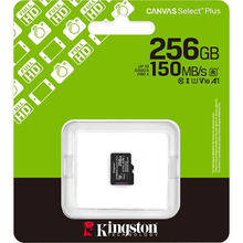 Карта пам'яті KINGSTON microSDXC 256GB Canvas Select Plus Gen3 Class 10 UHS-I U1 V10 A1 (SDCS3/256GBSP)