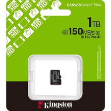 Карта памяти KINGSTON microSDXC 1Tb Canvas Select Plus Gen3 class 10 UHS-1 U3 А1 V30 (SDCS3/1TBSP)