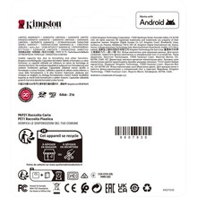 Карта памяти KINGSTON microSDXC 512Gb Canvas Select Plus Gen3 class 10 UHS-1 U3 А1 V30 + адаптер SD (SDCS3/512GB)
