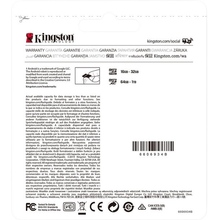 Карта памяти Kingston microSDXC 64Gb Canvas Select Plus Class 10 UHS-I U1 V10 A1 + SD-адаптер (SDCS3/64GB)