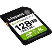 Карта памяти KINGSTON SDXC 128GB UHS-I Class 10 Canvas Select Plus (SDS3/128GB)
