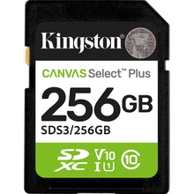 Карта памяти KINGSTON SDXC 256GB UHS-I Class 10 Canvas Select Plus (SDS3/256GB)