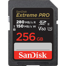 Карта пам'яті SANDISK SD 256GB C10 UHS-II U3 Extreme Pro V60 (SDSDXEP-256G-GN4IN)