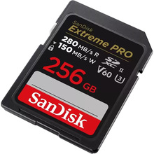 Карта пам'яті SANDISK SD 256GB C10 UHS-II U3 Extreme Pro V60 (SDSDXEP-256G-GN4IN)