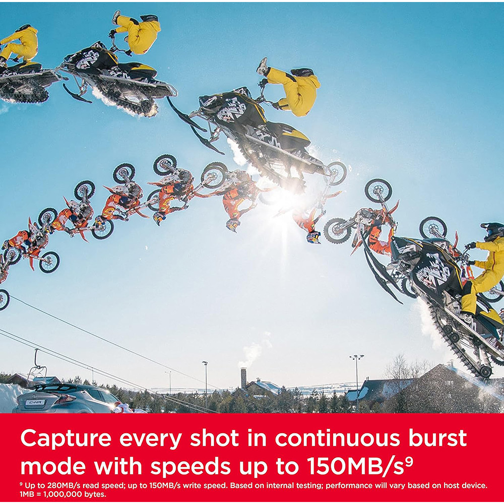 Карта пам'яті SANDISK SD 256GB C10 UHS-II U3 Extreme Pro V60 (SDSDXEP-256G-GN4IN) Швидкість читання 280