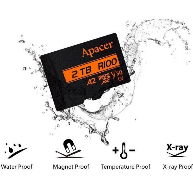 Карта памяти APACER 256GB MicroSDXC UHS-I/U3 (AP256GMCSX10U8-R) Объём памяти 256 Гб