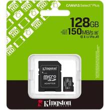 Карта памяти KINGSTON MicroSDXC 128Gb Canvas Select+Gen3 150MB/s A1 (SDCS3/128GB)