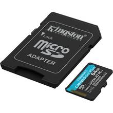 Карта памяти KINGSTON MicroSDXC 64GB Canvas Go! Plus Gen4 A2 U3 V30 Card (SDCG4/64GB)