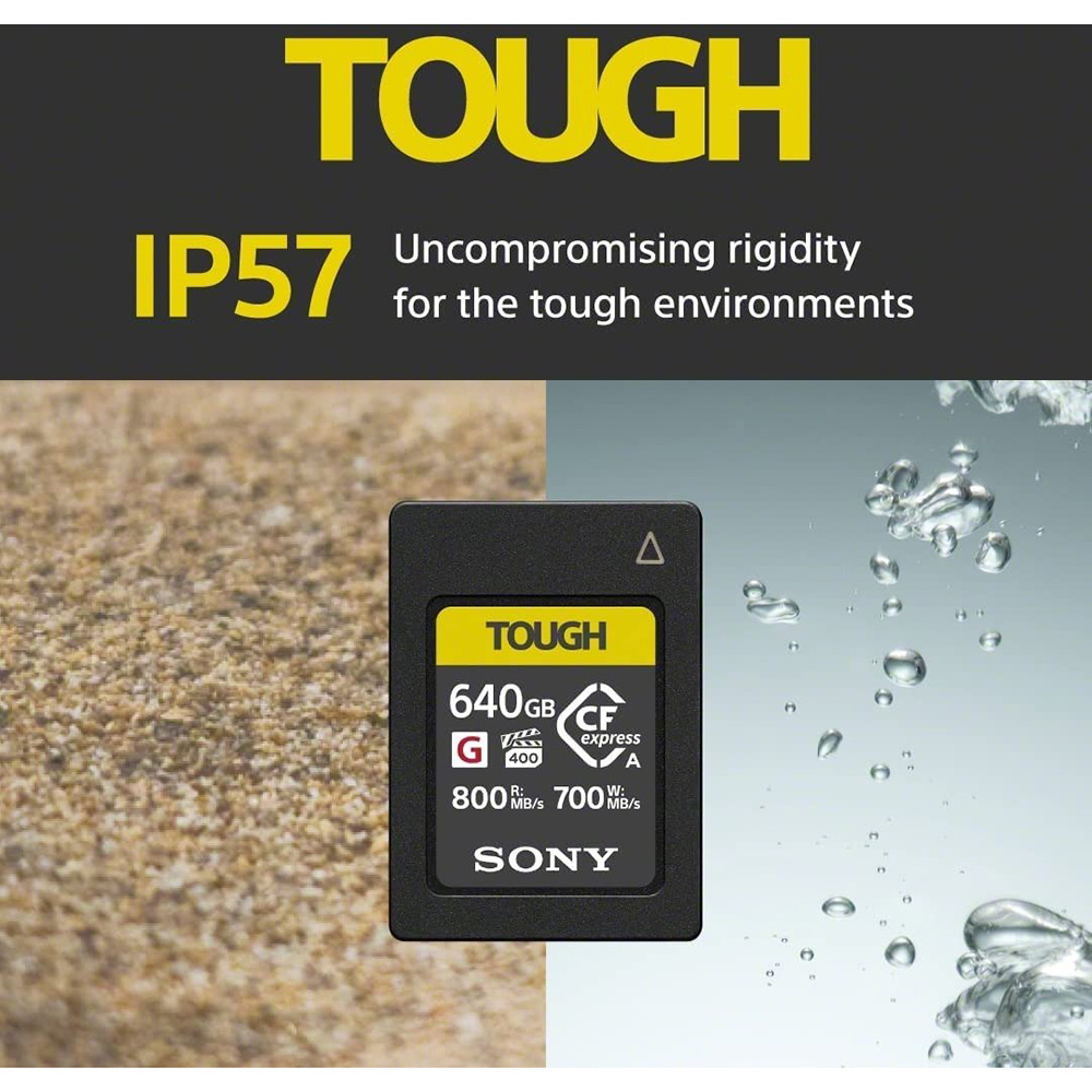 Карта памяти SONY CFexpress Type A CEA-G 640GB (CEAG640T.SYM) Объём памяти 640 Гб