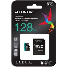Карта пам'яті A-DATA microSDXC 128GB Class 10/U3 (AUSDX128GUI3V30SA2-RA1)