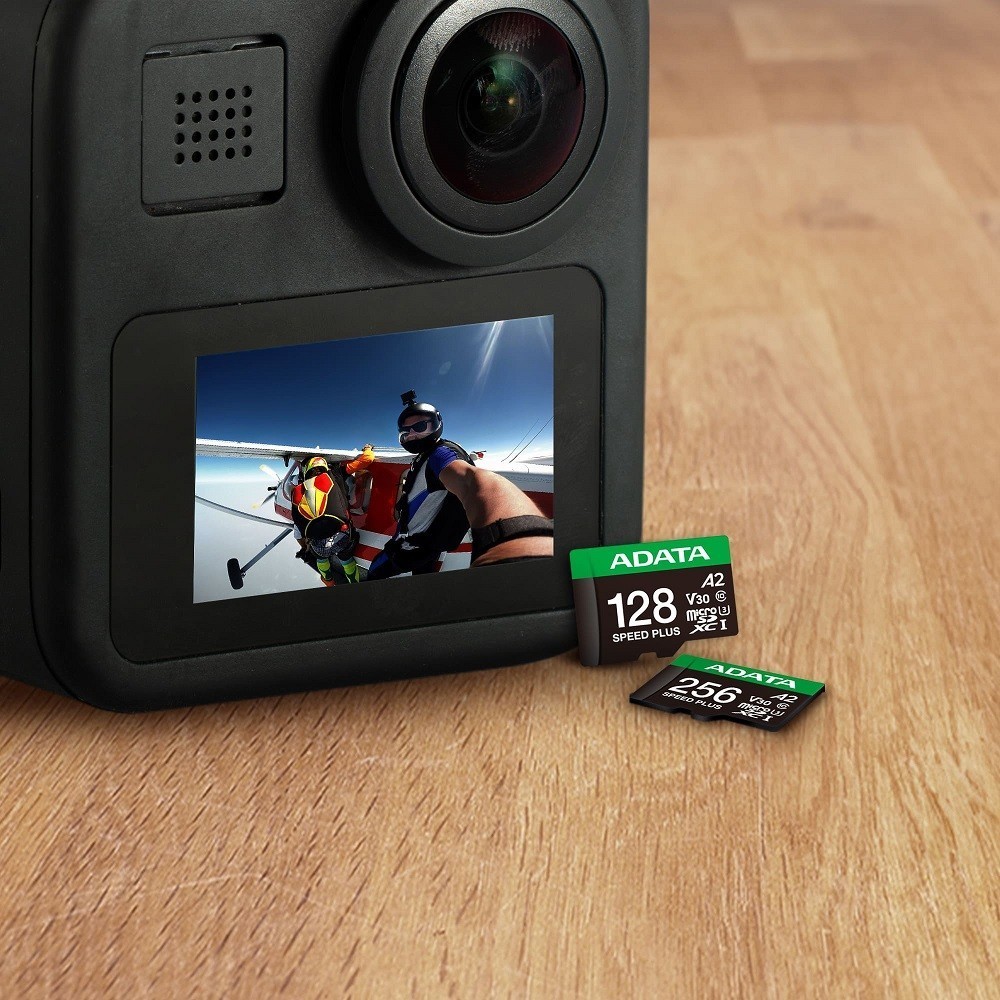 Зовнішній вигляд Карта пам'яті A-DATA microSDXC 128 GB Speed Plus Class 10/U3 (UD128GUI3V30A2SP-RA1)